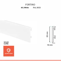 Плинтус FORTINO 80 40, белый