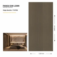 Panou din lemn furniruit, T187DN, Stejar, 2440x1220x3.8mm