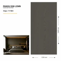 Panou din lemn furniruit, T178ES, Stejar, 2440x1220x3.8mm