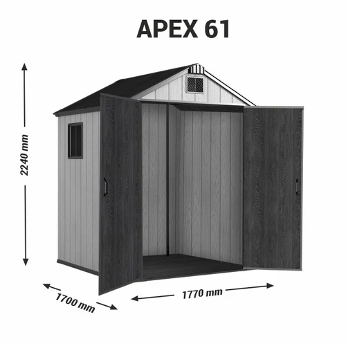 Căsuță de grădină APEX (6`x 6`) 61