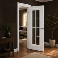 Ușă de interior Tokio cu sticlă 60/70/80 cm, albă 2