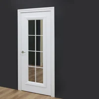 Ușă de interior Tokio cu sticlă 60/70/80 cm, albă 3