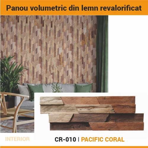 Panou din lemn natural PACIFIC CORAL, CR-010