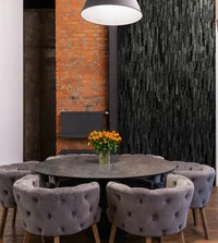 Объёмная панель из натурального дерева BLACK CORAL,  CR-008 7