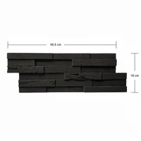 Объёмная панель из натурального дерева BLACK CORAL,  CR-008 3