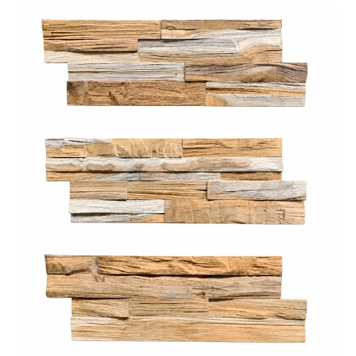 Panou volumetric din lemn natural STREAM, STR-001 2