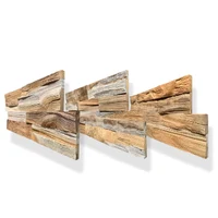 Panou volumetric din lemn natural STREAM, STR-001 3