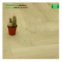 Композитный пол SPC коллекция Dekofloor HERRINGBONE, Северный Ясень, 6123-12