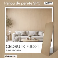 Panou de perete SPC Matt, Cedru, K 7068-1 2