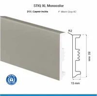 Plintă ARBITON STIQ XL Monocolor STX810, Cașmir Închis 213