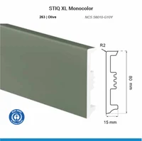 Plintă ARBITON STIQ XL Monocolor STX810, Olive 263