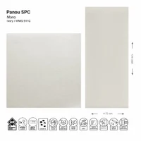 Стеновая панель SPC Mono Ivory WMS 511C (Made in EU)
