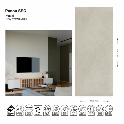 Panou de perete SPC Massi Ivory WMS 540C (Made in EU)