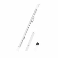 Șină automatizată cu acumulator pentru draperii, extensibilă 2,2-4,0 m
