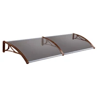 Козырек NAPOLI 120×70 см, прозрачный 4