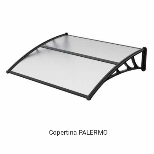 Козырек PALERMO 120×100 см, прозрачный