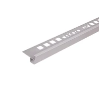 CT10L Алюминиевый профиль с диффузионной лентой LED для ступеней, 10 мм 2,5 м, Матовый серебристый