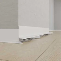 AL 16×20, Микро плинтус для пола, матовый белый, 2.5 м 2