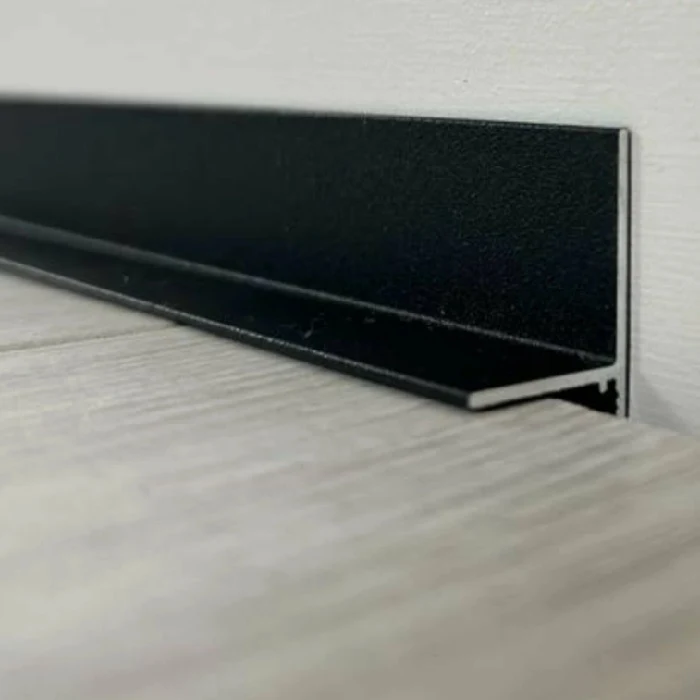 AL 16x20, mini plintă pentru pardoseli, Black Matt, 2.5m 3