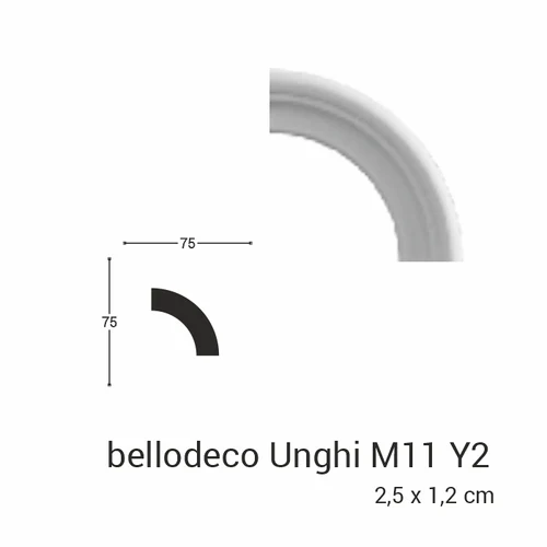 Unghi M11 Y2 la plinta M11