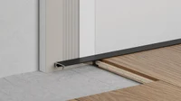 AL 16, Микро плинтус для пола, матовый черный, 2,5 м 5