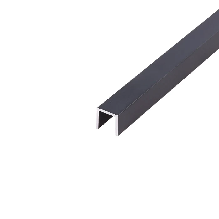 C10 Profil aluminiu pentru gresie 10 mm, 2.5 m, Black Matt 3