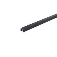 C10 Profil aluminiu pentru gresie 10 mm, 2.5 m, Black Matt
