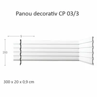 Panou decorativ CP 03/3 2