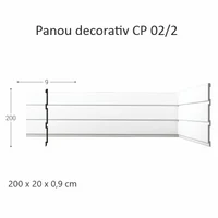 Panou decorativ CP 02/2 2