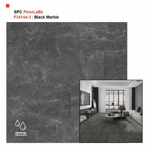 Pardoseala SPC, F34144-3 Black Marble, FloorLabs