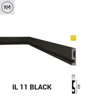 Plintă NOËL & MARQUET, WALLSTYL, IL11 Black