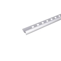 ZB10, Profil aluminiu pentru gresie 10 mm, colț exterior, 2.5m, Silver Matt