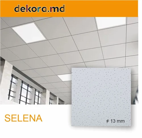 Placă la tavan casetat SELENA, 13 mm
