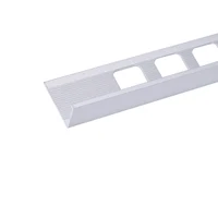 L10, Profil aluminiu pentru gresie 10 mm, 2.5 m, Polish Silver. (copiază)