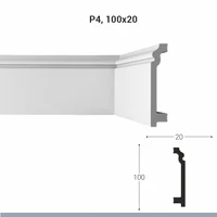 Плинтус XPS, Bellodeco, П 4