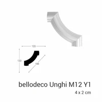 Unghi M12 Y1 la plinta M12