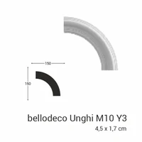 Unghi M10 Y3 la plinta M10