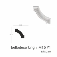 Unghi M15 Y1 la plinta M15