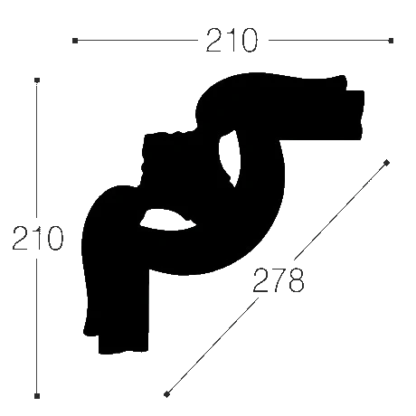 Unghi M15 Y2 la plinta M15 2