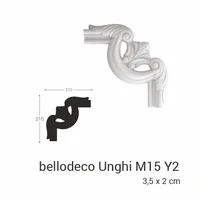 Unghi M15 Y2 la plinta M15
