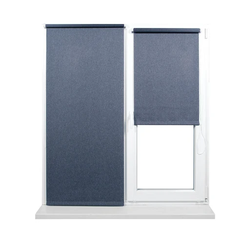Рулонные шторы RIBBED Черный 0,40 x1,70 м