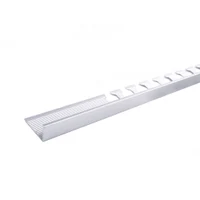 LF10, Profil flexibil din aluminiu p/u gresie, 10 mm, Silver Matt, 2.5 m
