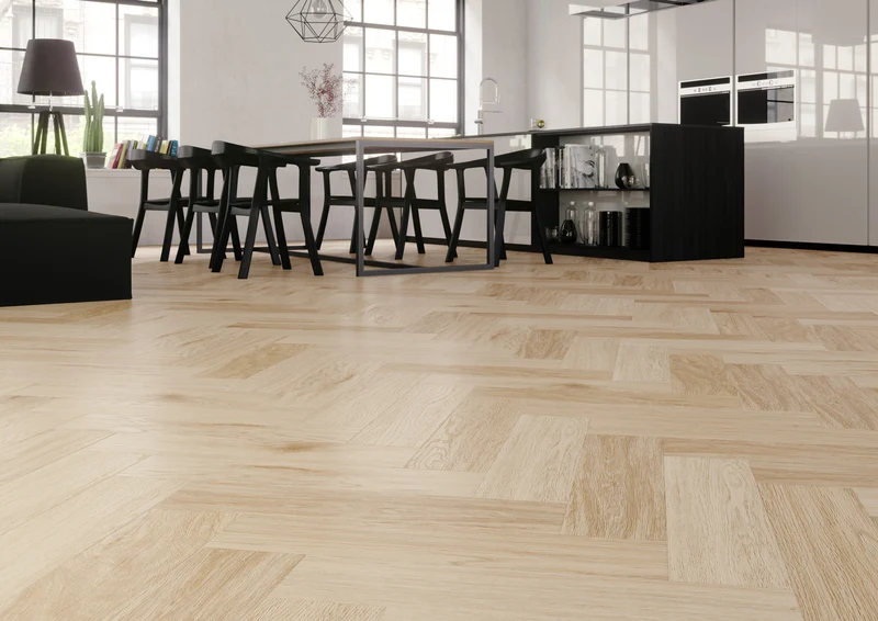 Композитный пол SPC Арбитон колекция AMARON HERRINGBONE, Дуб Харлоу CA 158 7