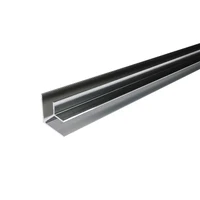 V V10, Profil aluminiu de colț pentru gresie, universal, 2.5 m, Polish Silver 2
