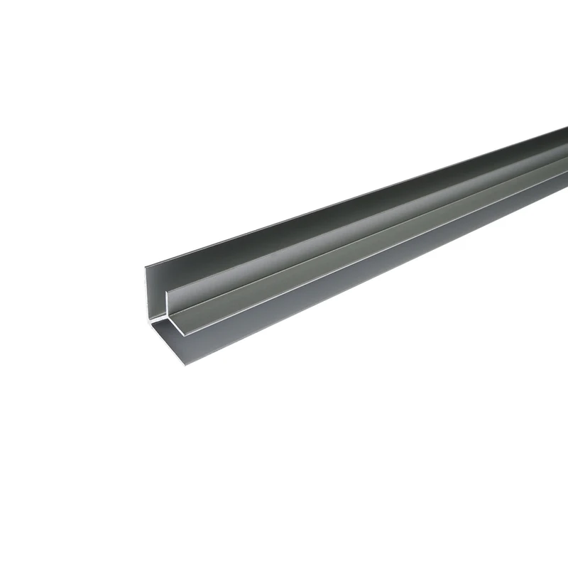 V V10, Profil aluminiu de colț pentru gresie, universal, 2.5 m, Silver Matt 2
