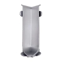 Unghi intern plinta AL60, Silver Matt