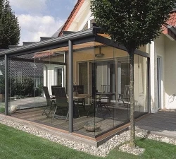 Y50, Profil din aluminiu cu picurător pentru balcon sau terasa exterioară, Raw 3