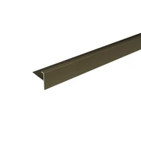 CT10 Profil aluminiu pentru trepte 10 mm, 2.5 m, Champagne Matt