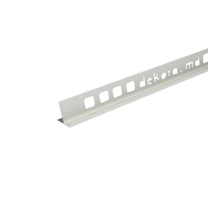 CT10 Profil aluminiu pentru trepte 10 mm, 2.5 m, Silver Matt 2