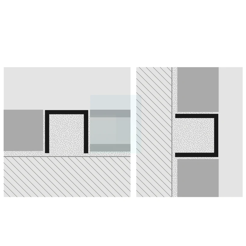 C10 Profil aluminiu pentru gresie 10 mm, 2.5 m, Silver Matt 2